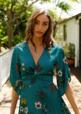 Lost Mini Dress Floral Lake