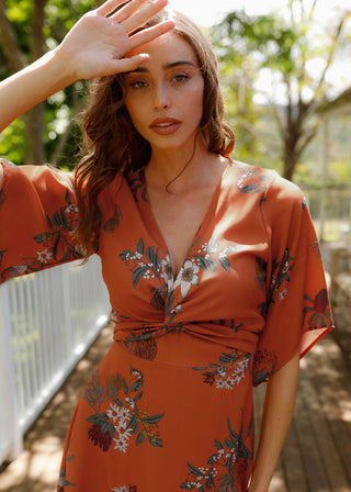 Lost Mini Dress Native Floral