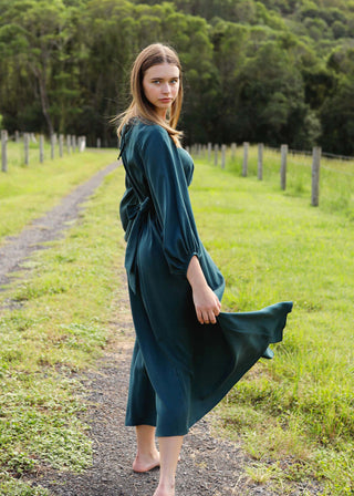 Iris Dress Emerald
