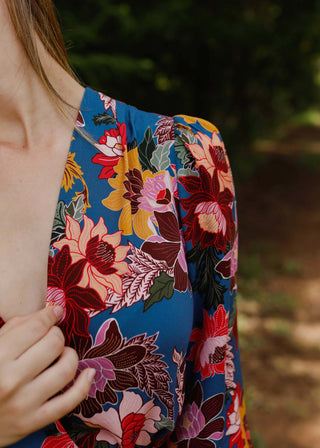 Rose Crop Blouse Wildflower