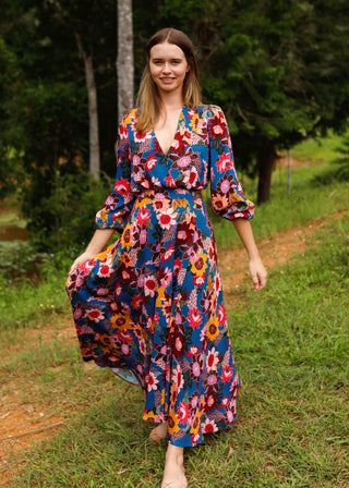 Rose Crop Blouse Wildflower
