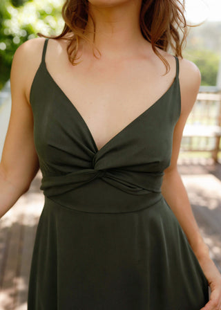 Amelia Dress Moss
