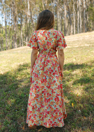Madeline Wrap Dress Bloom