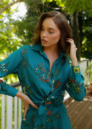 Voyager Shirt Floral Lake