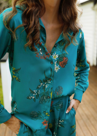 Voyager Shirt Floral Lake
