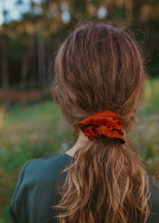 Native Floral Scrunchie