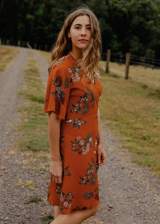 Wilder Wrap Dress Native Floral