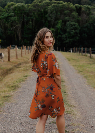 Wilder Wrap Dress Native Floral