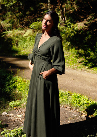 Hideaway Dress Moss