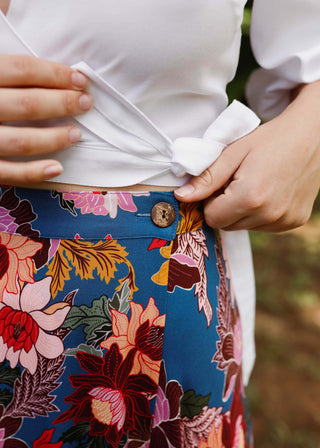 Madeline Wrap Skirt Wildflower