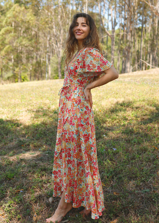 Madeline Wrap Dress Bloom