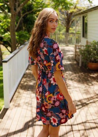 Wilder Wrap Dress Wildflower